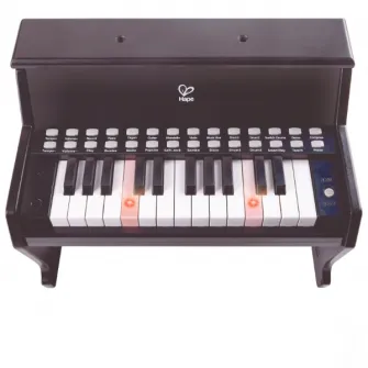 Instrument muzical ''Pian negru cu indicatoare pe taste''