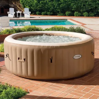 INTEX Jacuzzi SPA gonflabil “Bubble Massage'' 196х71 cm, 795L, 4 persoane
