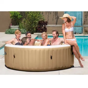 INTEX Jacuzzi SPA gonflabil “Bubble Massage'' 216х71cm, 1098L, 6 persoane