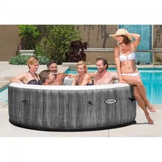 INTEX Jacuzzi SPA gonflabil “Greywood Deluxe'' 216х71 cm, 1098L, 6 persoane