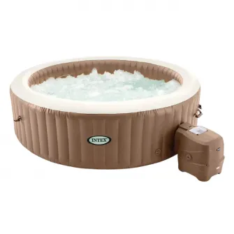 INTEX Jacuzzi SPA gonflabil ''Sahara Tan Round Bubble Spa'' 236х71 cm, 1339L, 8 persoane