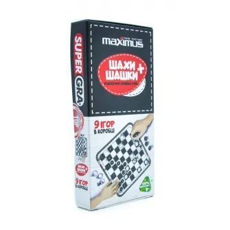 Настольная игра  ''Шашки, шахматы + 7 игр''