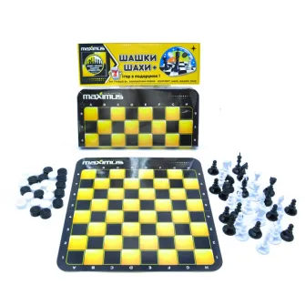 Настольная игра  ''Шашки + Шахматы''