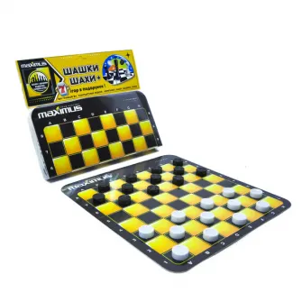 Настольная игра  ''Шашки + Шахматы''