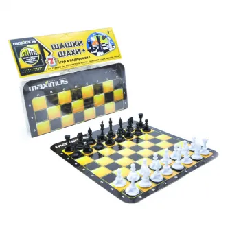 Настольная игра  ''Шашки + Шахматы''