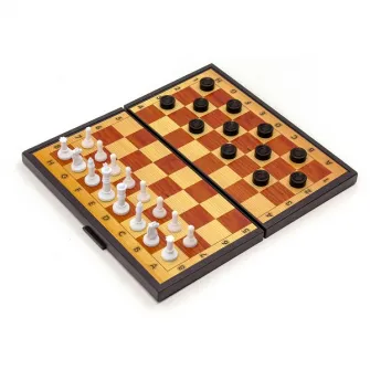 Настольная игра  ''Шашки и шахматы 2 в 1''