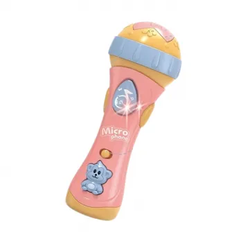 Microfon pentru copii cu muzica si lumina – 12 melodii