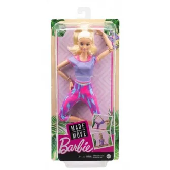 Papusa Barbie Made to Move (blonda)