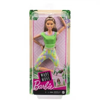 Papusa Barbie Made to Move (bruneta)