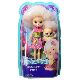 Papusa Enchantimals Lorna Lamb  Flag