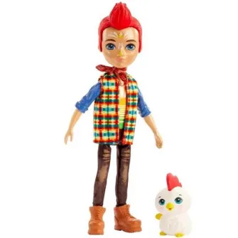 Papusa Enchantimals Redward Rooster  Cluck