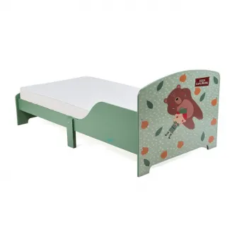 Pat Junior cu protectii laterale Green Forest, U-Grow