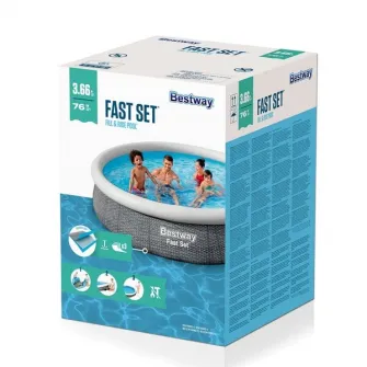 Piscina gonflabila Fast Set 366х76 cm, 5377 L