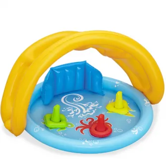Piscina gonflabila pentru copii cu baldachin 