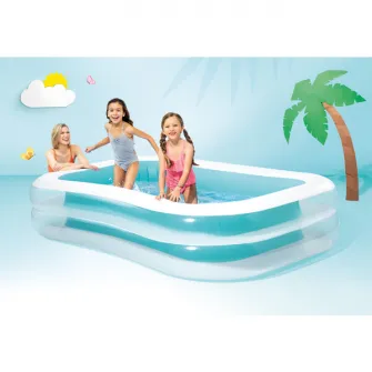 Piscina gonflabila pentru familie 262x175x56 cm, 770 L, 6+