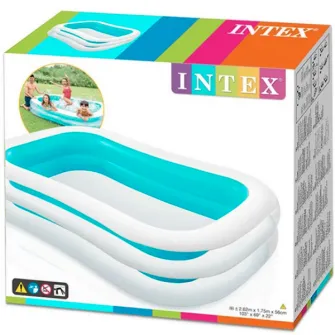 Piscina gonflabila pentru familie 262x175x56 cm, 770 L, 6+