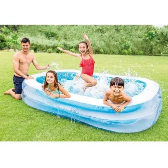 Piscina gonflabila pentru familie 262x175x56 cm, 770 L, 6+