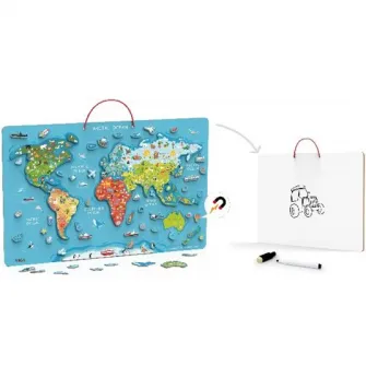 Puzzle Magnetic Harta Lumii