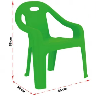 Scaun din plastic, pana la 50 kg, 4 culori