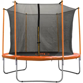 Trambulina Ø 396 сm cu cadru metalic, plasa de protectie, scara