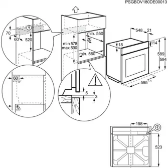 Cuptor electric Electrolux EOF3C50TX