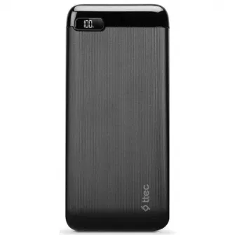 Acumulator extern USB (Powerbank) ttec 2BB184S PowerSlim LCD PD, 20000 mAh
