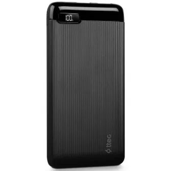 Acumulator extern USB (Powerbank) ttec 2BB184S PowerSlim LCD PD, 20000 mAh