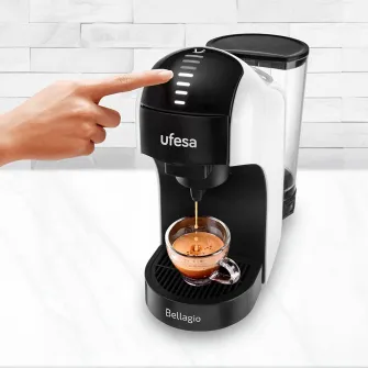 Automat de cafea cu capsule Ufesa Bellagio Bianca Multicapsulas