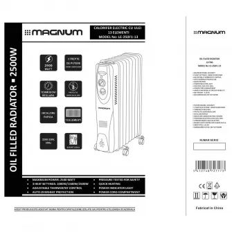 Calorifer pe ulei Magnum LE-250F1-13