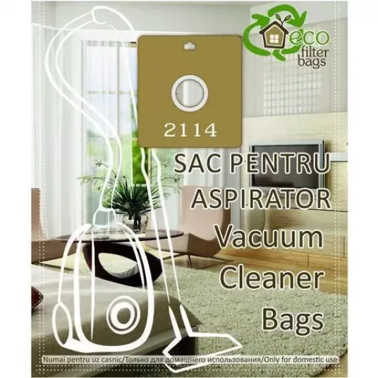 Sac de praf EcoFilterBags 2114.2 VP-77 Samsung ткань hepa фильтрации