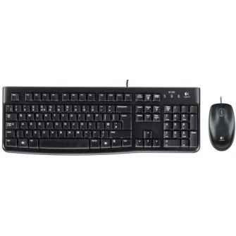 Tastatura + Mouse Logitech MK120 Black