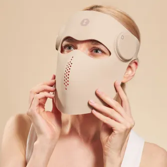 Masca faciala LED Wireless Me Time Ritual, 3 moduri de lumina (rosie, albastra, infrarosie), anti-acnee, anti-riduri, stimulare colagen, din silicon medical