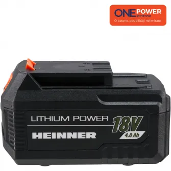 Acumulator Heinner HR-LAC002, 18 V, 4 Ah, tehnologie OnePower
