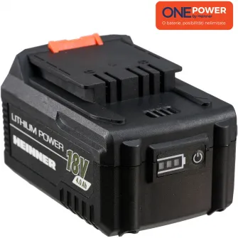 Acumulator Heinner HR-LAC002, 18 V, 4 Ah, tehnologie OnePower
