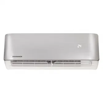 Aparat de aer conditionat Heinner Onix Eco Smart Inverter 12000 BTU Wi-Fi, Clasa A++, Functie incalzire, Control prin internet, Functie ECO, Follow me, R32, HAC-CO12WFN-SL, Argintiu