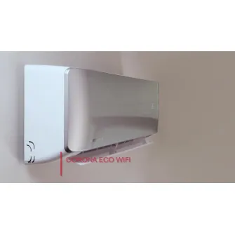 Aparat de aer conditionat Heinner Onix Eco Smart Inverter 12000 BTU Wi-Fi, Clasa A++, Functie incalzire, Control prin internet, Functie ECO, Follow me, R32, HAC-CO12WFN-SL, Argintiu