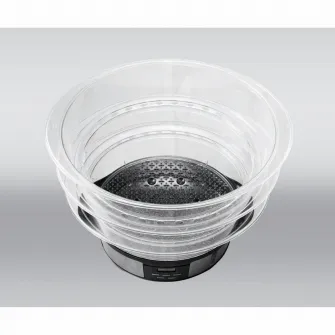 Aparat de gatit cu aburi Heinner Master Collection HSA-1000XMC, 1000 W, 12 l, Argintiu/Negru