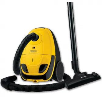 Aspirator cu sac Heinner HVC-MTB700YL, 700W, 2L, Sac Textil, Galben