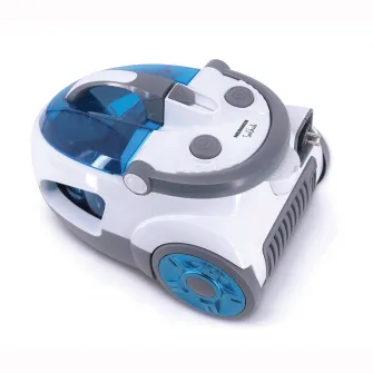 Aspirator fara sac Heinner SeaShade HVC-V800WBL, 800W, putere absorbtie: >170W, 2L, tija telescopica din metal, accesorii 2 in 1, perie canapea, alb/albastru