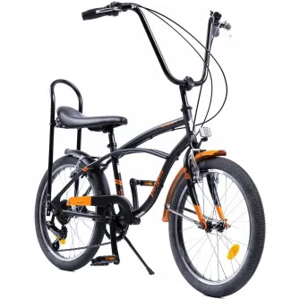 Bicicleta Pegas Strada Mini 7S, 20 inch, negru
