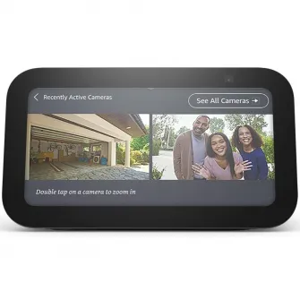 Boxa inteligenta Amazon Echo Show 5 2023 (3rd Gen), Display 5.5'', Camera 2 MP, Wi-Fi, Bluetooth, Negru