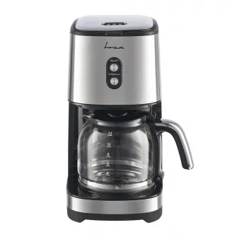 Cafetiera FRAM FCM-915IX, 900W, 1.5l, filtru detasabil si lavabil, functie anti-picurare, argintiu