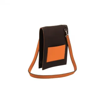 Geanta Umar Nfun Trendy Negru Portocaliu, S/M