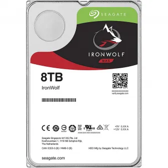 HDD Seagate IronWolf NAS 8TB, 7200rpm, 256 MB cache, SATA-III