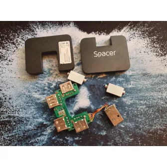 Hub Spacer SPH-316, 4 porturi, USB 2.0