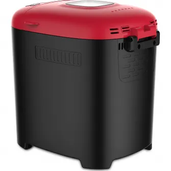 Masina de paine Heinner PastryChef 550 HBM-915BKR, 550W, capacitate 700-900g, 15 programe, negru/ rosu