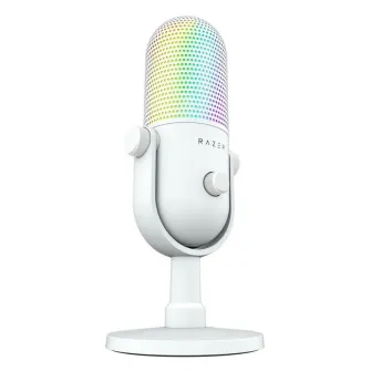 Microfon Razer Seiren V3 Chroma RGB USB, frecventa raspuns 20 Hz -20000 Hz, sensibilitate 34 Db, Alb
