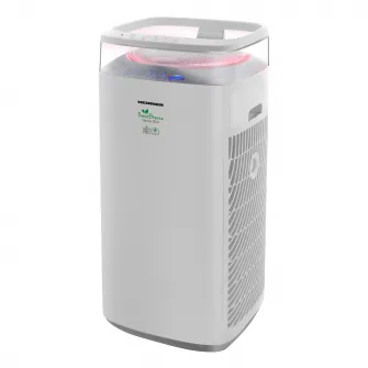 Purificator Heinner HPA-M500, CADR 500 m3/h, 35 W, Control touch, Mod Silentios, Filtru multiplu, Sistem dublu purificare, Indicator calitate aer, Alb