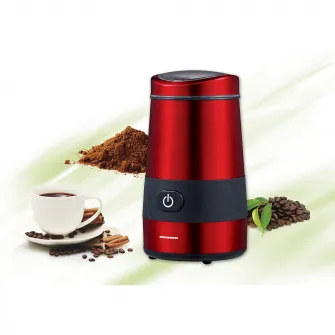Rasnita electrica Heinner HCG-200RED, 200 W, 60 g, Interior Inox, Rosu