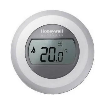 Termostat ambiental Honeywell T87RF2083, fara fir, programabil, display LCD, alb